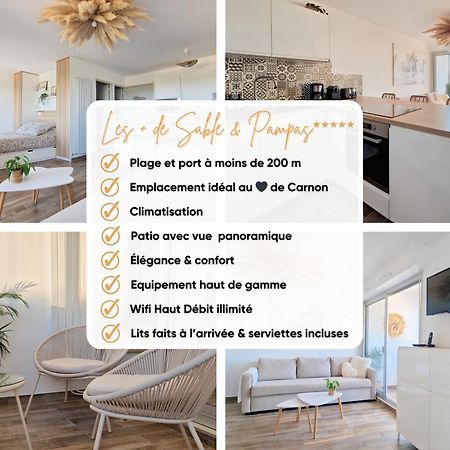 Sable & Pampas - Meuble De Tourisme 5 Etoiles Apartment Карнон Плаж Екстериор снимка